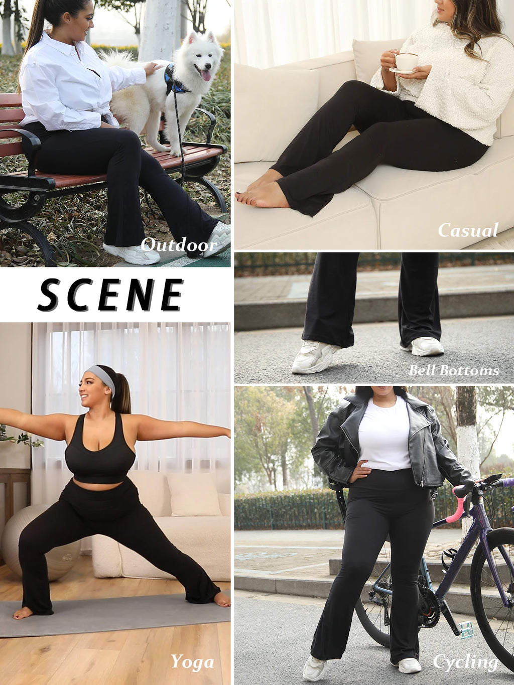 Curvy Strong™ Flare Fit High-Waisted Pants