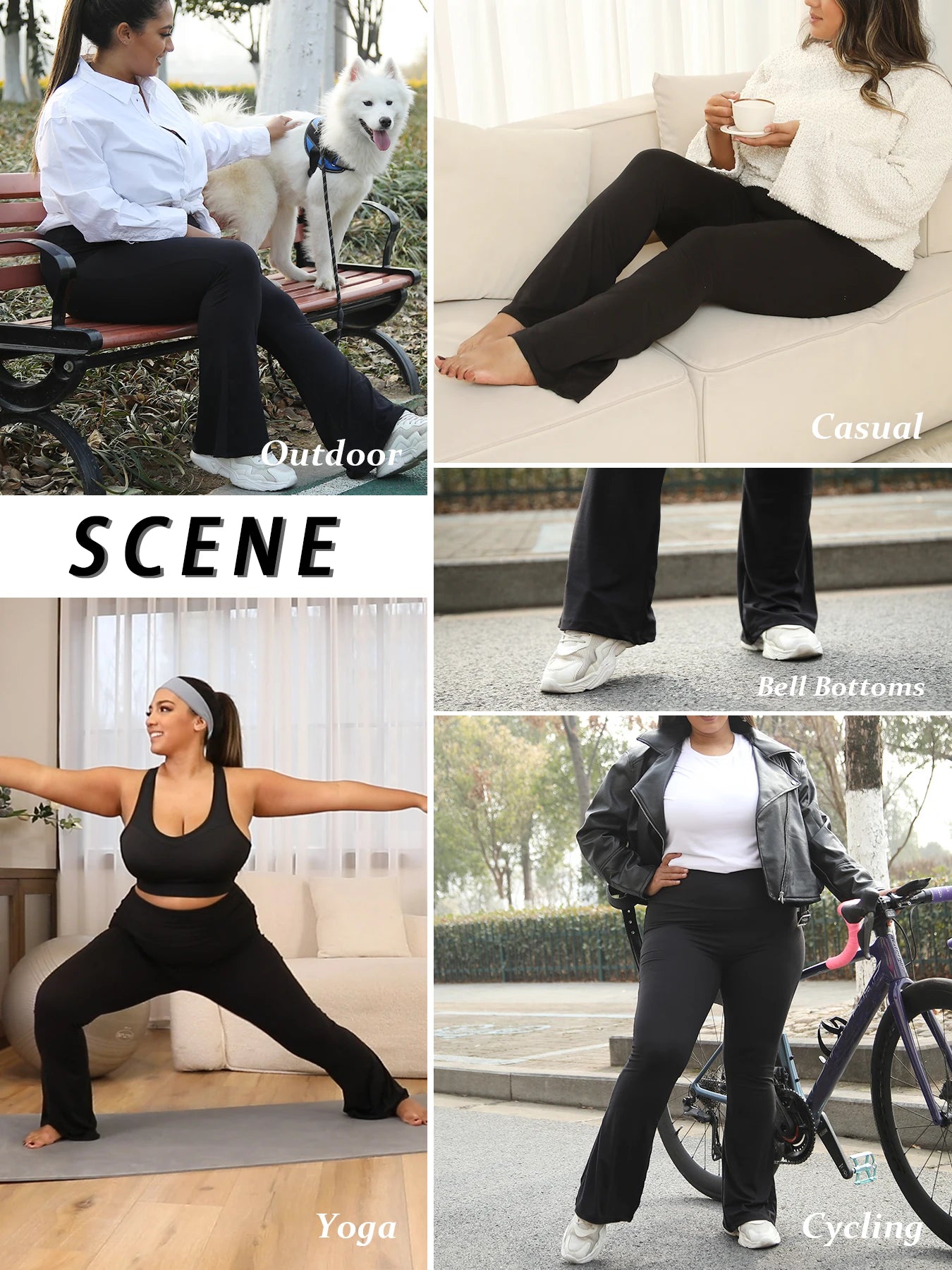 Curvy Strong™ Flare Fit High-Waisted Pants