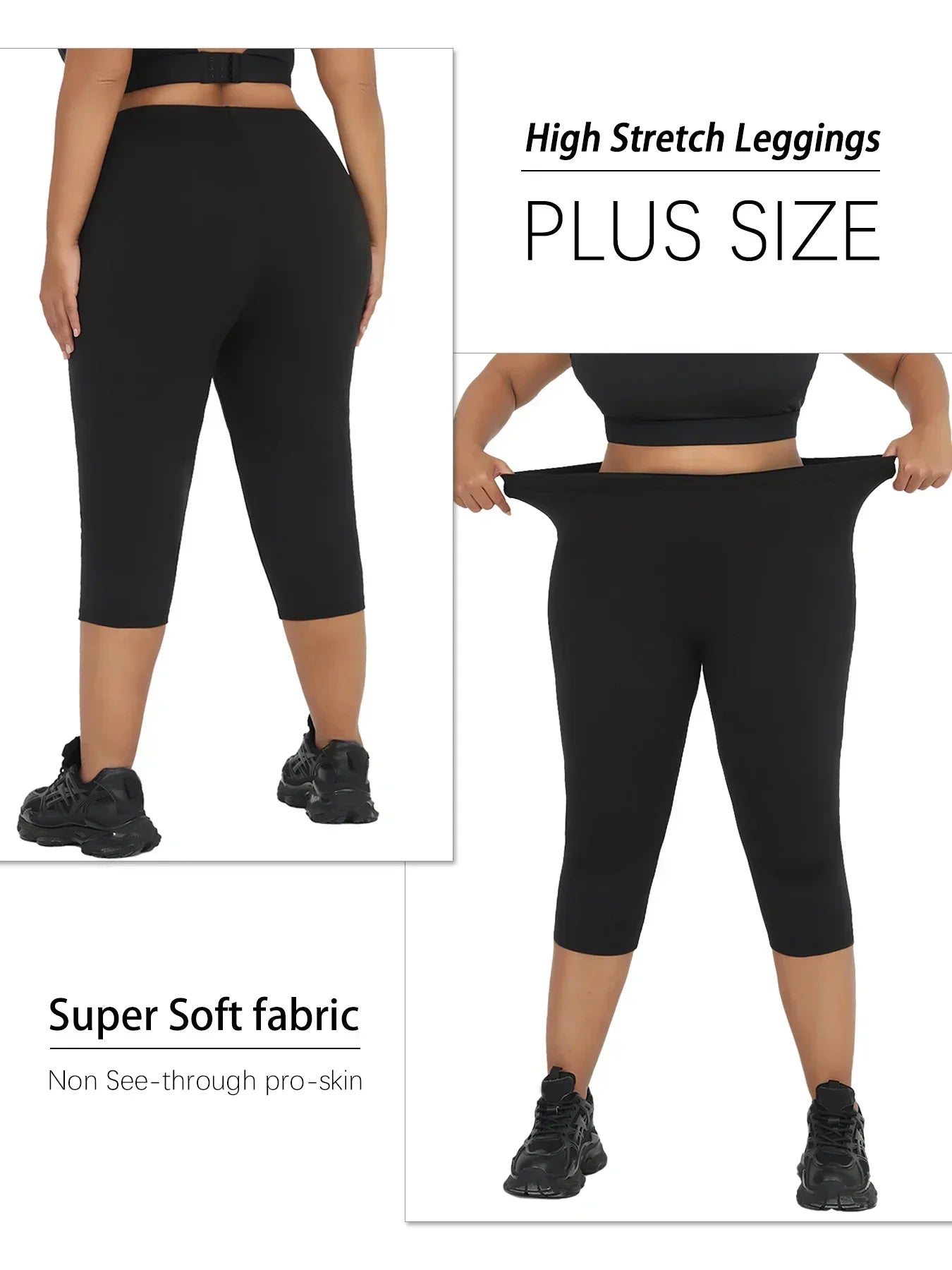 Curvy Strong™ 5-Pack Capri Leggings