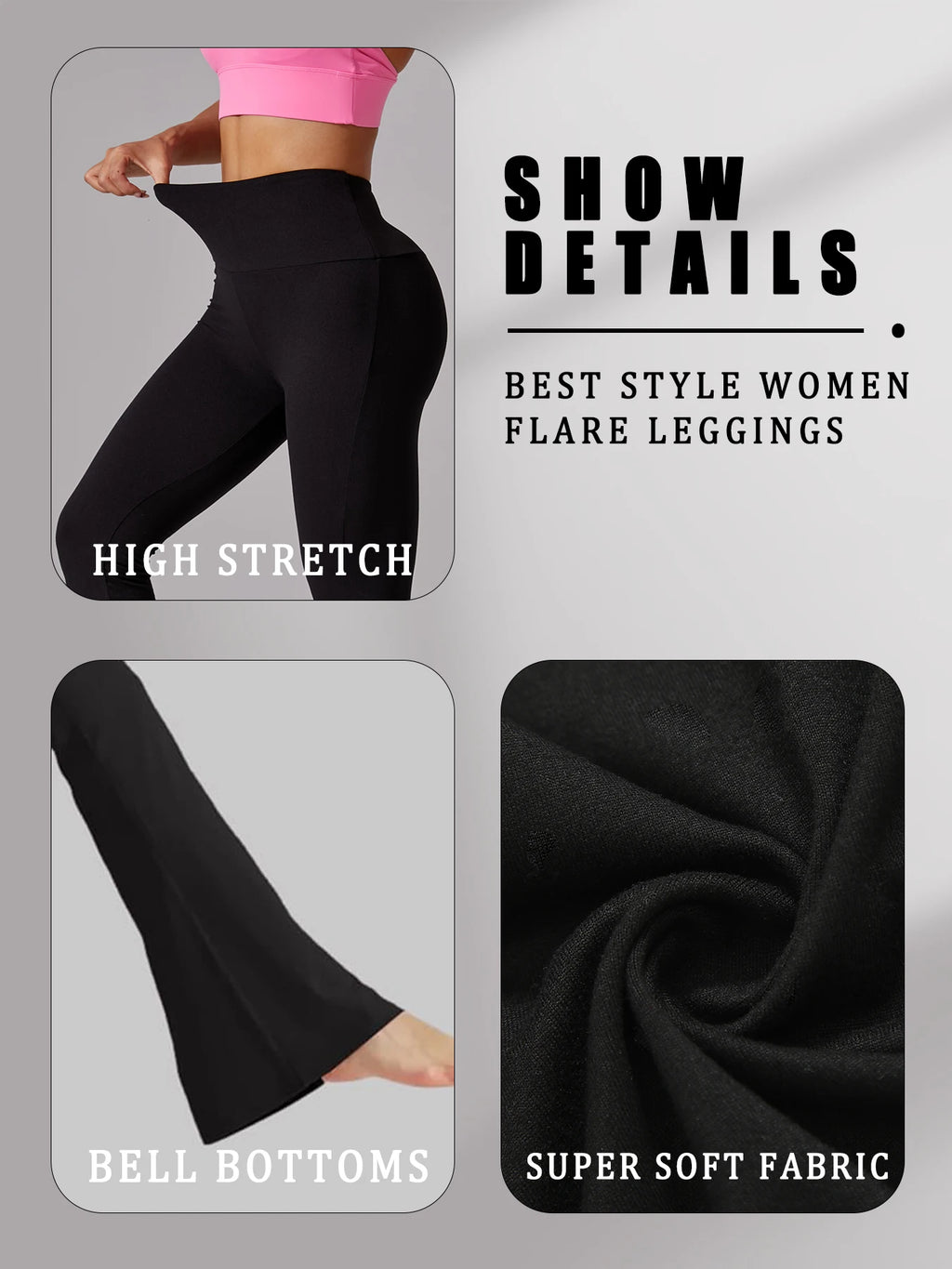 Curvy Strong™ Flare Fit High-Waisted Pants