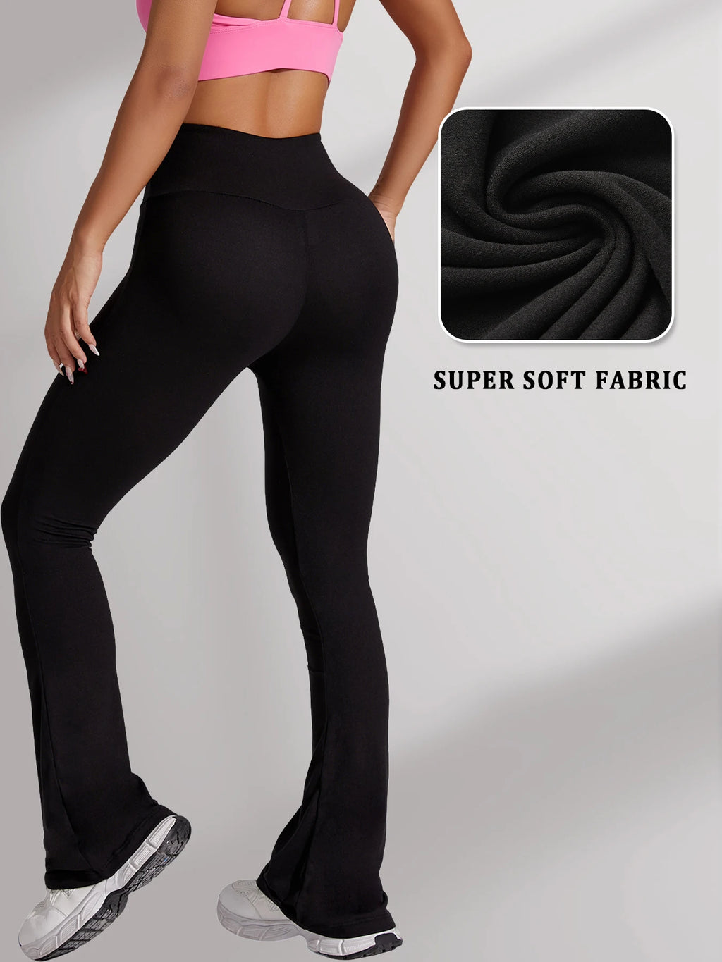Curvy Strong™ Flare Fit High-Waisted Pants