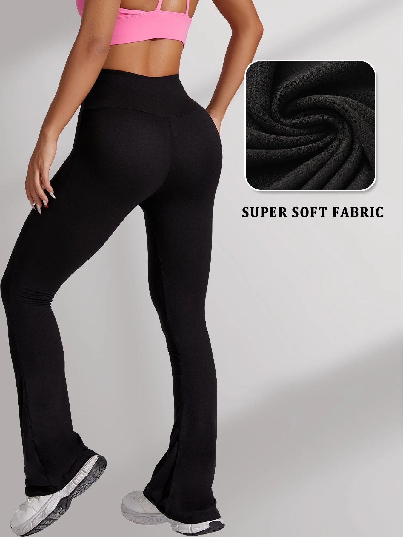 Curvy Strong™ Flare Fit High-Waisted Pants